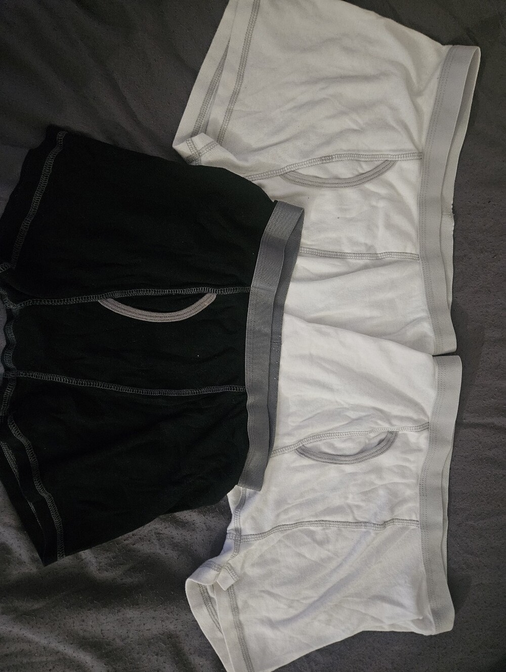 Cat & Jack Kid's Boxer Briefs - Black and White, 3-Pack